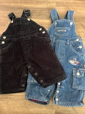 Set of 2 Kids Overalls